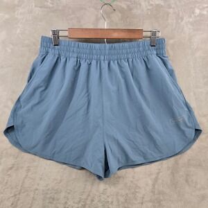Legends Apparel Leni Shorts Women XL Blue Elastic Waist Athletic Lined